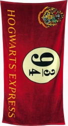 Asciugamano Harry Potter binario 9 e 3/4, 75 × 150 cm