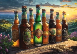 Puzzle ART PUZZLE bottiglie di birra retrò 1000 pezzi