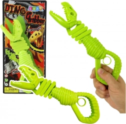 Scheletro di dinosauro che morde – pinza verde