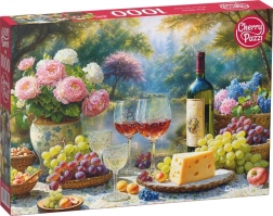 Puzzle Natura morta con uva 1000 pezzi