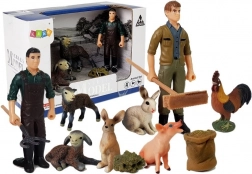Set di figure Fattoria: Animali domestici e contadino