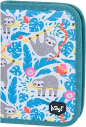 BAAGL Astuccio scolastico classico a due alette Bradipo