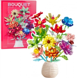 Set di costruzione bouquet di fiori 1001 pezzi