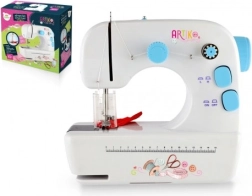 Macchina da cucire compatta con struttura metallica ed effetti luminosi