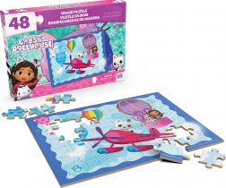 puzzle in legno Gabby’s Dollhouse 48 pezzi