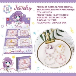 Bracciale con Perline e Farfalla