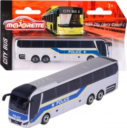 Autobus urbano MAN Lion's City C grigio – della polizia