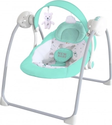 Sdraietta a dondolo per bambini New Baby Teddy menta