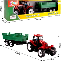 Trattore con rimorchio 43 cm