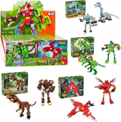 Set di costruzione dinosauro e robot 2-in-1, 50–70 pezzi, mix di modelli