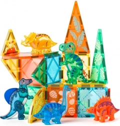 Costruzioni magnetiche Dino mondo per bambini 3+