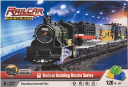Set di costruzioni con grande trenino 120 pezzi con luce e suono