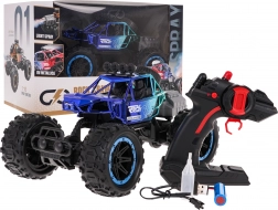 RC crawler REAL ROCK con funzione fumo 1:16 – Blu