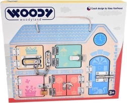 WOODYLAND Tavola educativa manipolativa con serrature