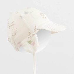 Cappellino estivo in mussola con visiera New Baby Zoe