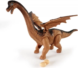 Dinosauro Brachiosaurus a batterie che cammina