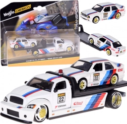 Modello in metallo 1:64 di Maisto – carro attrezzi con BMW M3 1988