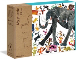 Puzzle 24 pezzi Animali