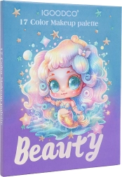 Set per il trucco per bambine con sirena nella palette blu