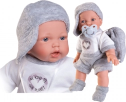 Bambola realistica con abiti eco‑friendly e suoni