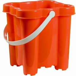 Androni secchio castello con 4 torri, altezza 20 cm – Rosso