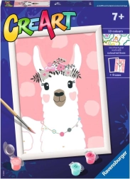 CreArt pittura secondo i numeri – lama, zero drama 18 × 24 cm