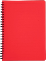 Blocco a Spirale A4 Classico Rosso