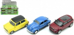 Mini automobilina in metallo Welly 7 cm – mix di modelli
