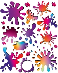 Toppe termoadesive colorate Naplamki – set per abbigliamento