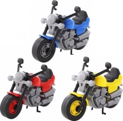 Motocicletta da corsa in plastica per bambini