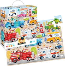 CzuCzu moto puzzle Auto – grande puzzle per bambini