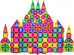 Costruzioni colorate con pezzi magnetici 150 pz