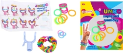 Jumbo elastici magici per intrecci completi con accessori