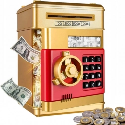 Cassaforte interattiva per denaro con serratura a codice