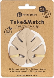 Petite&Mars massaggiagengive in silicone Take&Match desert sand 0m+