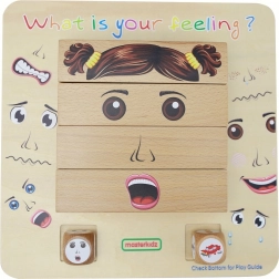Gioco educativo in legno EMOTIONS di Masterkidz – tavola Montessori delle emozioni