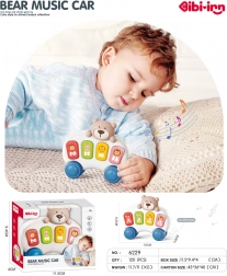 Mini pianoforte musicale con orsacchiotto per i più piccoli