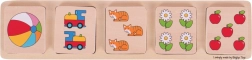 Puzzle a incastri in legno per contare Bigjigs Toys