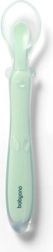 Cucchiaino in silicone per neonati BABYONO, menta, da 6 mesi