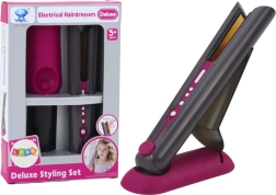 Giocattolo piastra per capelli con supporto, luce e suono