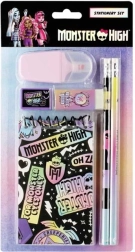 Set scolastico Monster High con blocco e articoli da scrittura