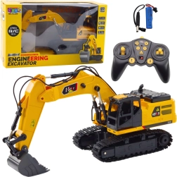 Escavatore cingolato RC divertente con controllo remoto a 6 canali 27 MHz