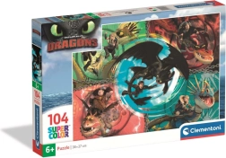 Puzzle Clementoni 104 pezzi Dragon Trainer