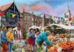 Puzzle Saffron Walden Mercato 1000 Pezzi