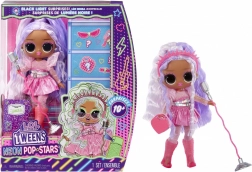 L.O.L. Surprise! Tweens Neon Pop Stars Kitty K bambola con sorpresa UV