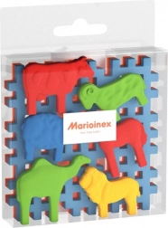Costruzioni creative Mini Waffle - Animali con base