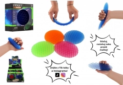 Fidget worm che cambia forma – antistress in plastica, 11 cm