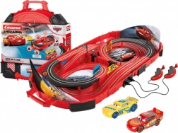 pista elettrica Carrera Speed Arena Disney Cars 2,77 m in valigetta portatile
