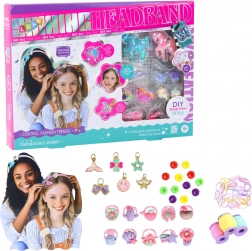 Set creativo fai-da-te per creare cerchietti – unicorni e decorazioni scintillanti