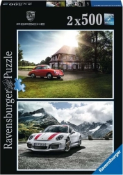 Puzzle RAVENSBURGER Porsche 356 e Porsche 911 2×500 pezzi